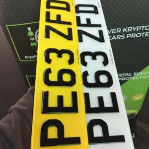 3D Gel Number Plates